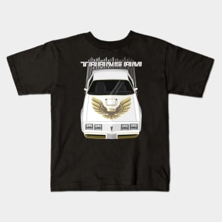 Trans Am 79-81 White and Gold Kids T-Shirt